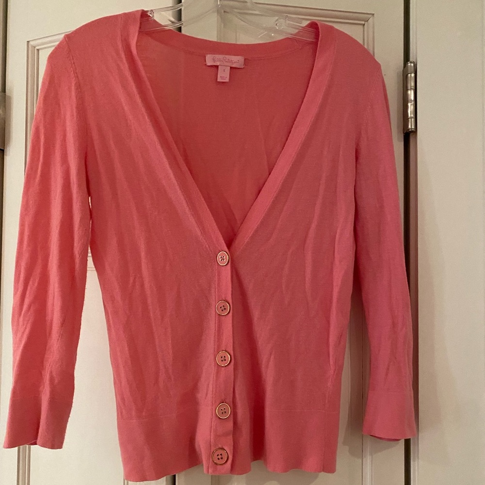 Lilly Pulitzer Pink Sweater, size S